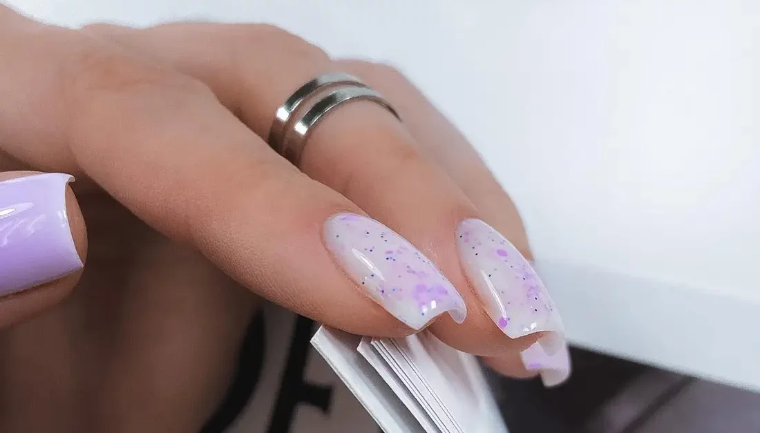 Russian manicure nail design