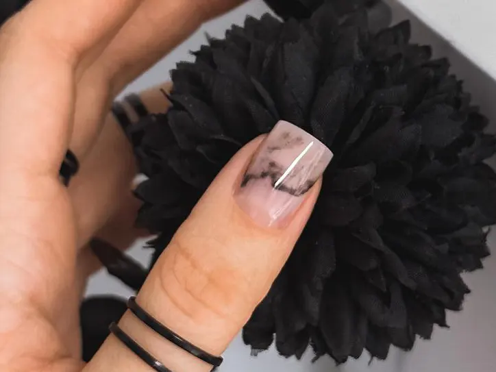 Russian mani nail design Charlotte, North Carolina